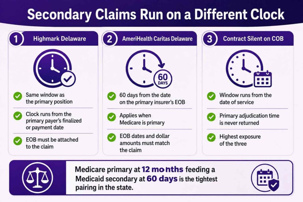 time rules for secondary claims