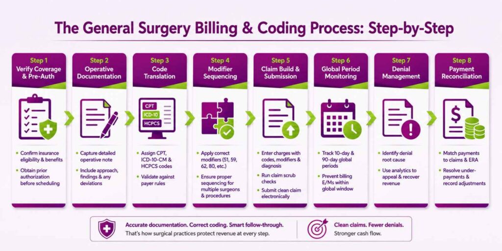 The General Surgery Billing & Coding Process: Step-by-Step