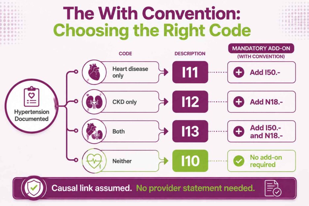 The With Convention:
Choosing the Right Code