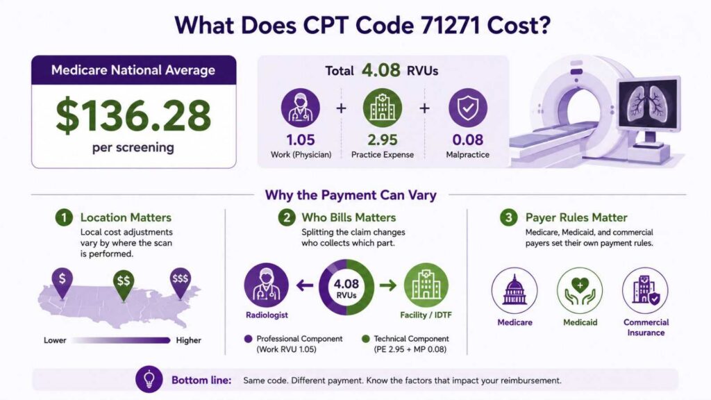 What Does CPT Code 71271 Cost