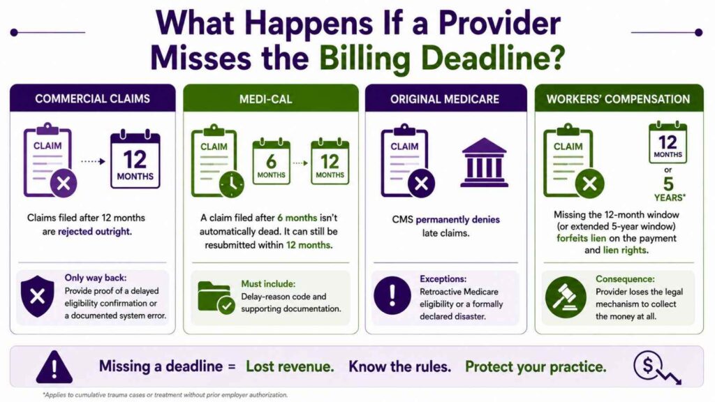 What Happens If a Provider Misses the Billing Deadline