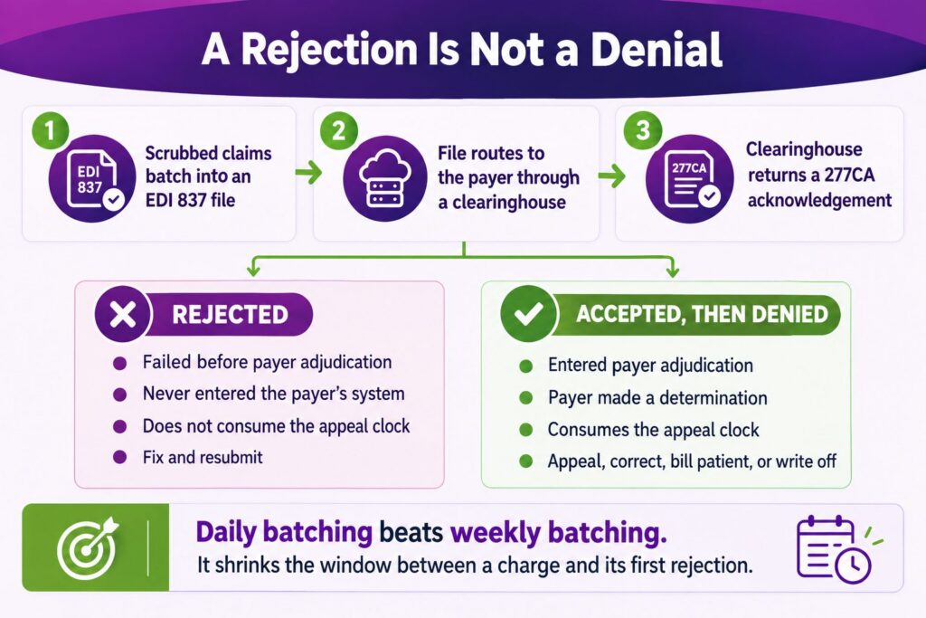 A Rejection is not a Denial