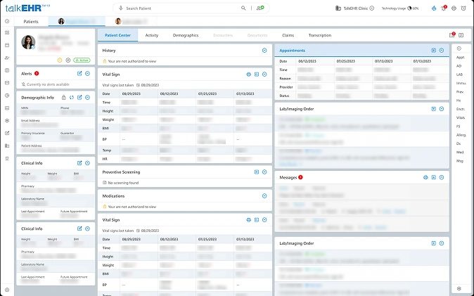 CareCloud EMR is cloud-hosted software that stores patient charts, manages appointments, and processes medical claims.