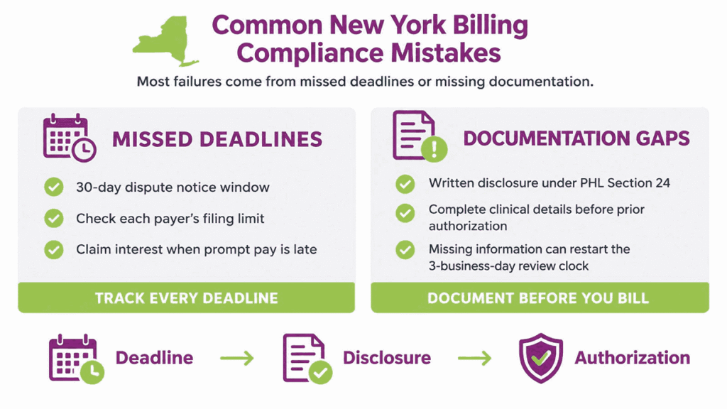 Common New York Billing Compliance Mistakes