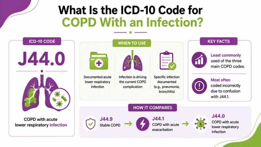 ICD-10 Code for COPD Infection