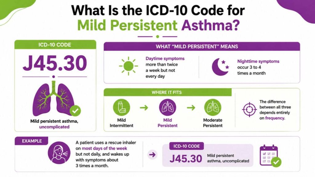 ICD-10 Mild Persistent Asthma Guide