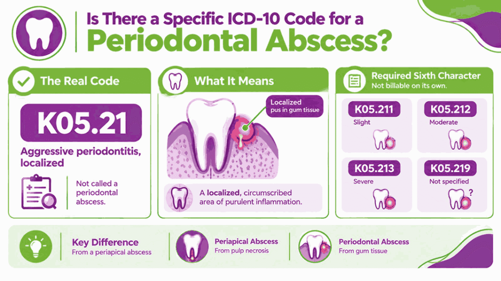 Is There a Specific ICD-10 Code for a Periodontal Abscess