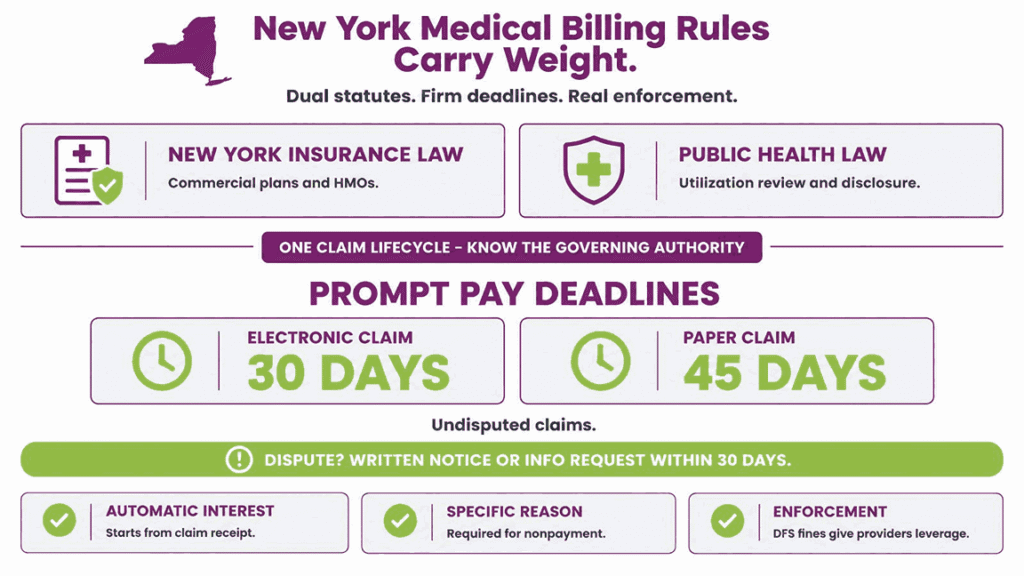 New York Medical Billing Rules Carry Weight