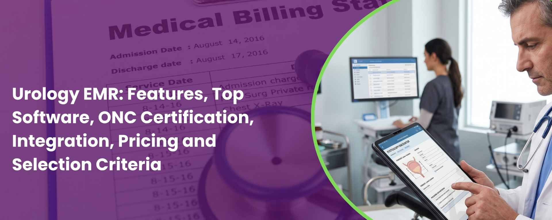 Urology EMR Features, Top Software, ONC Certification, Integration, Pricing and Selection Criteria