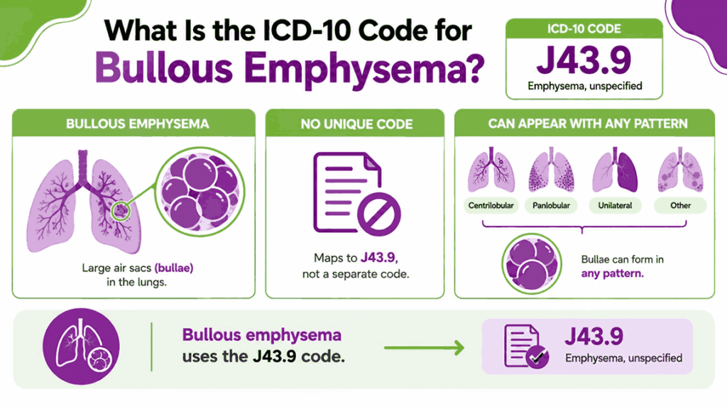 What Is the ICD-10 Code for Bullous Emphysema