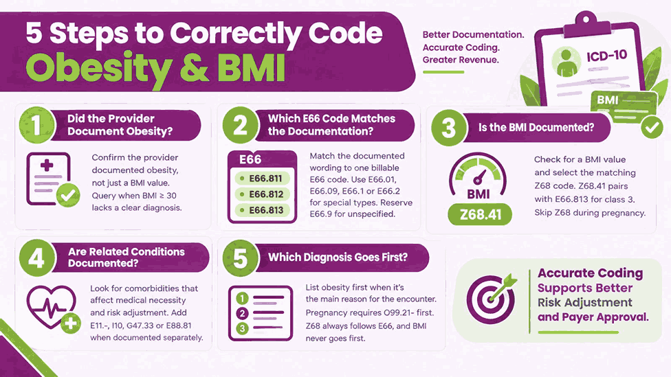 5 Steps to Correctly Code Obesity & BMI