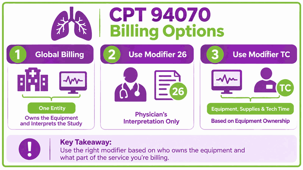 CPT 94070 Billing Options