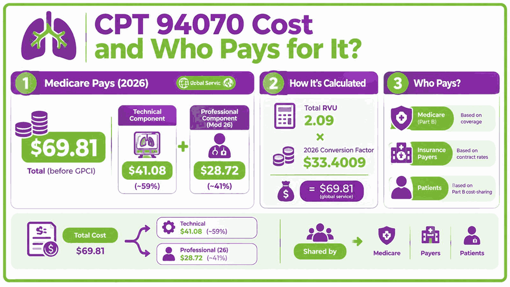 CPT 94070 Cost and Who Pays for It