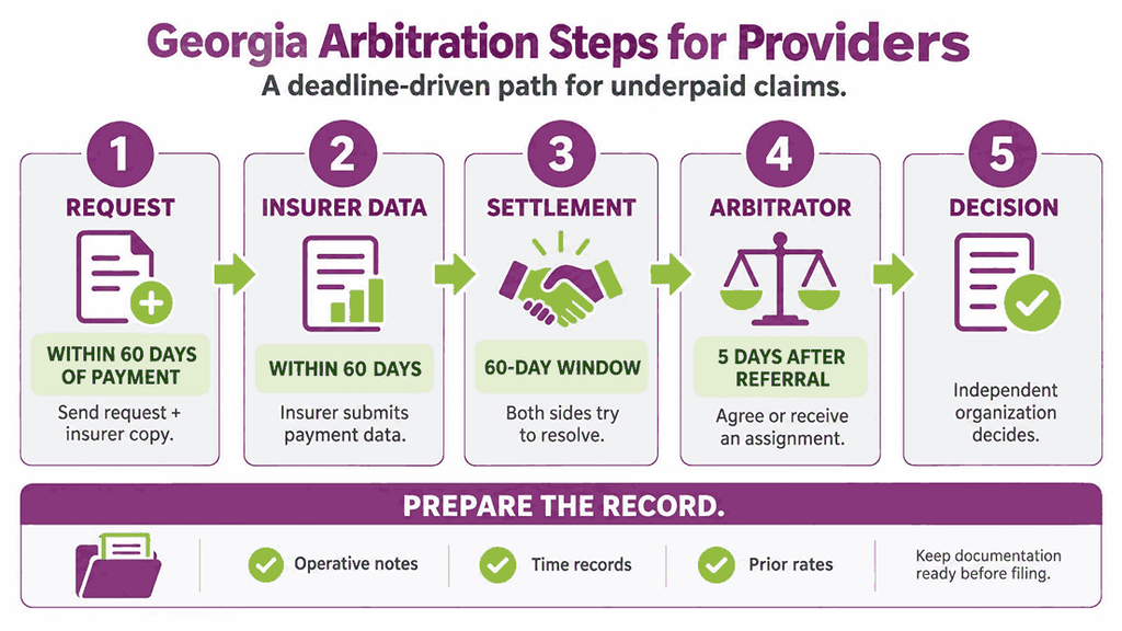 Georgia Arbitration Steps For Providers