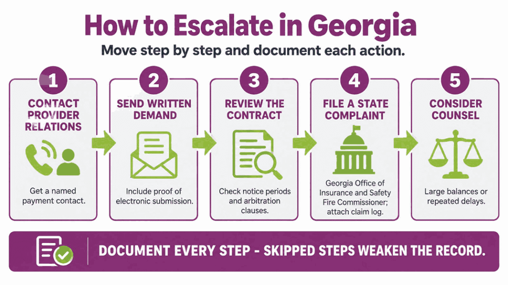 How to Escalate in Georgia