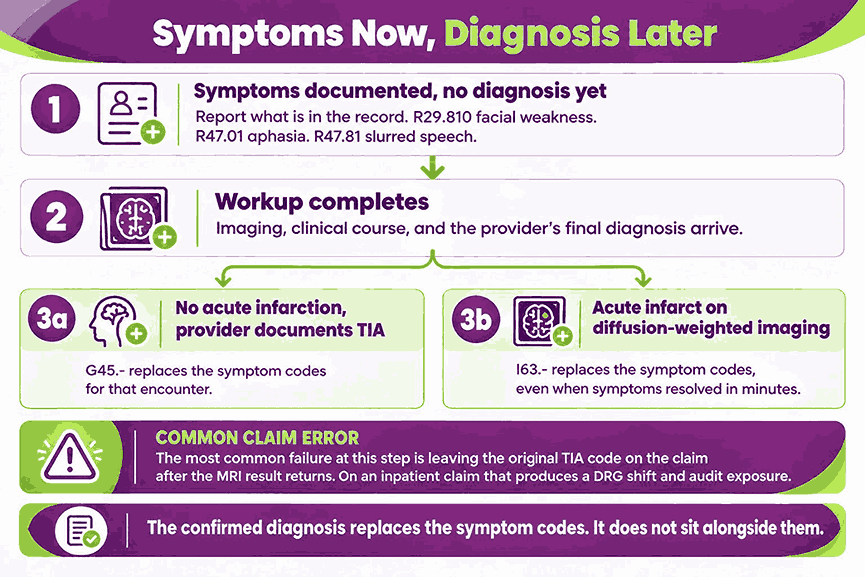 Symptoms Now, Diagnosis Later