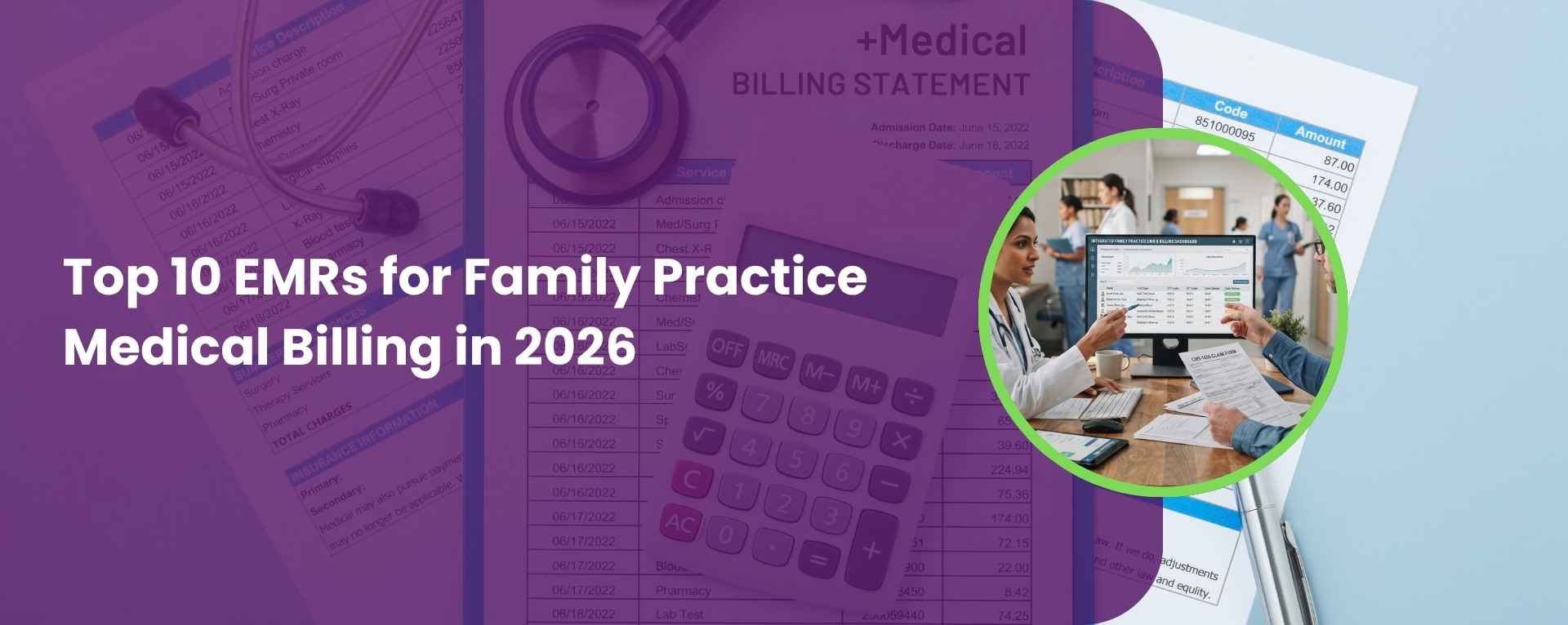 Top 10 EMRs for Family Practice Medical Billing in 2026