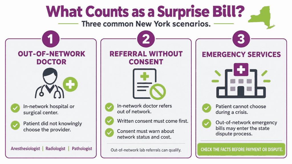 What Counts as a Surprise Bill
