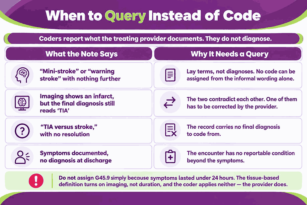 When to Query Instead of Code