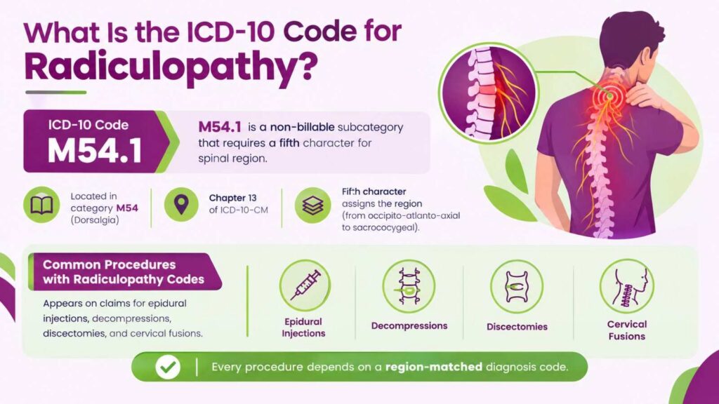 define icd-10 code for radiculopathy